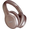 TOSHIBA RZE-BT1200HPN - Casque Arceau supra auriculaire Bluetooth - Noise Cancelling - 22dB - Fonction mains libres - Rose Gold