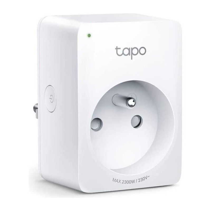 TP-Link Tapo Prise Connectée WiFi, compatible avec Alexa, Google Home et Siri, Commande Vocale, Contrôler a distance, Tapo P10