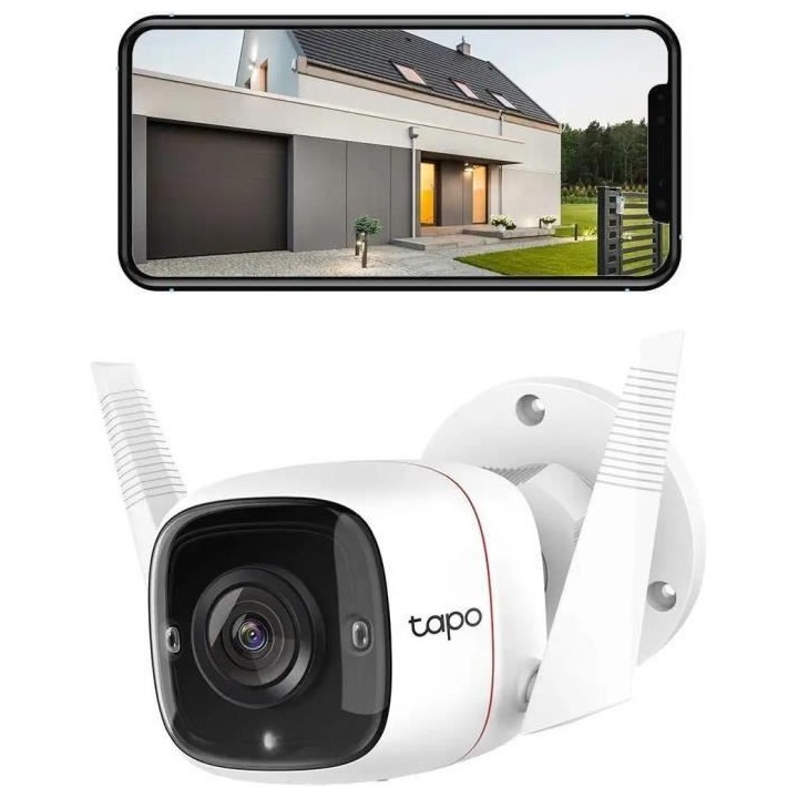 TP-Link Tapo Caméra Surveillance WiFi Extérieur Caméra IP haute ré