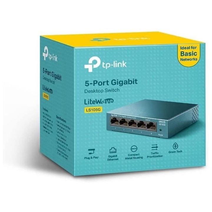 TP-Link LS105G Switch Ethernet 5 ports 10/100/1000 Mbps