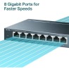 TP-Link Switch de bureau 8 ports Gigabit 10/100/1000 Mbps TL-SG108 idéal pour étendre le réseau câblé pour les bureaux a do