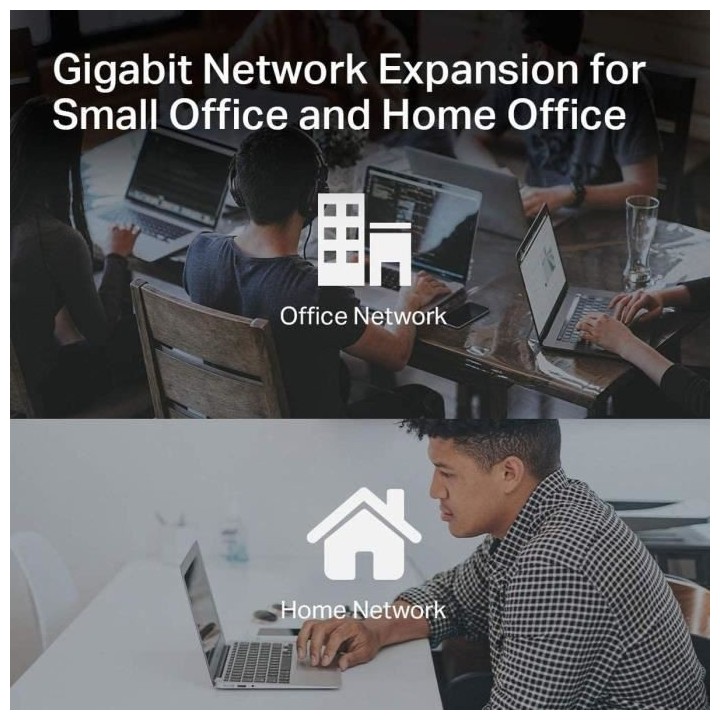 TP-Link Switch de bureau 8 ports Gigabit 10/100/1000 Mbps TL-SG108 id