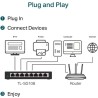 TP-Link Switch de bureau 8 ports Gigabit 10/100/1000 Mbps TL-SG108 idéal pour étendre le réseau câblé pour les bureaux a do