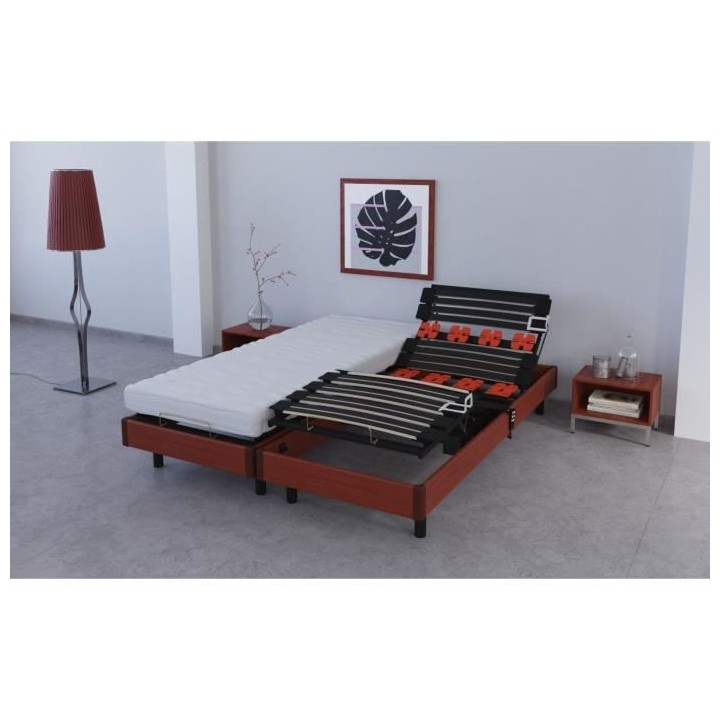 BILBAO Ensemble relaxation matelas + sommiers électriques 2 x 80 x 20
