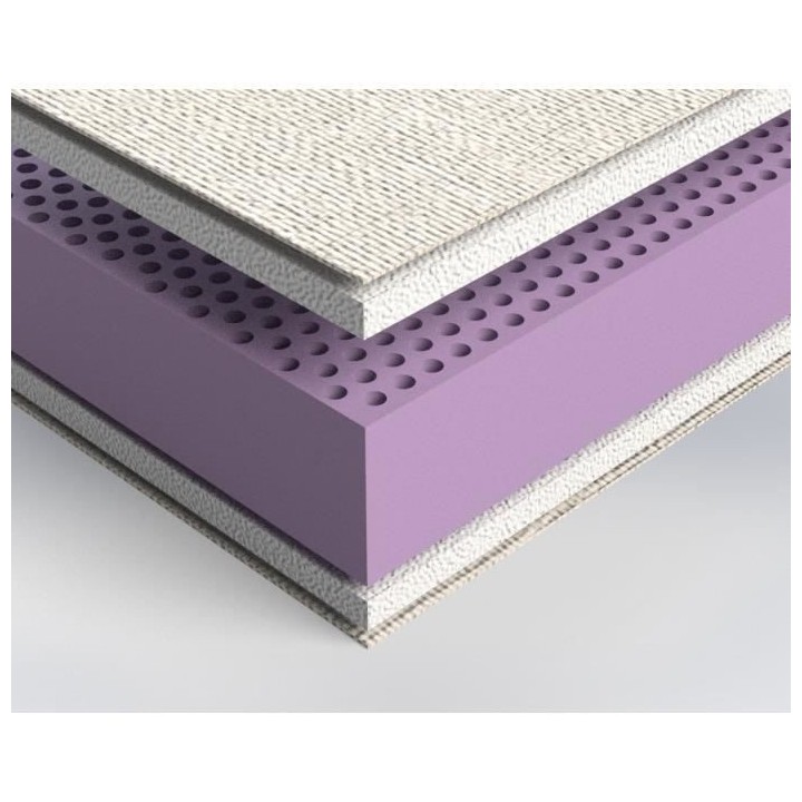 WEBED Ensemble matelas + sommier relaxation 160 x 200 - Latex - 18 cm
