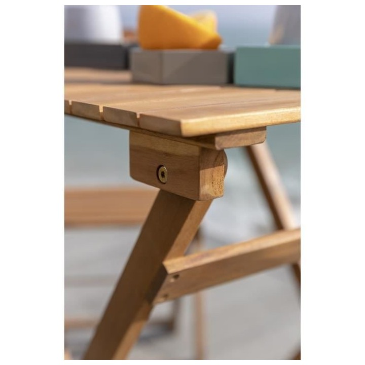 Ensemble repas de jardin ou de balcon 2 personnes - table 60x60cm et 2