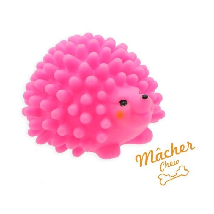 AIME Jouet hérisson vinyl 10cm - Pour chien