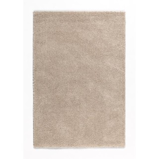 TRENDY Tapis de salon Shaggy en polypropylene - 120 x 160 cm - Beige