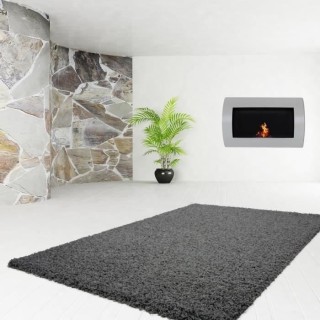 NAZAR TRENDY Tapis de couloir Shaggy en polypropylene - 80 x 140 cm -