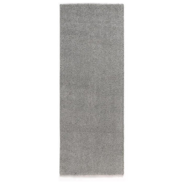 NAZAR TRENDY Tapis de couloir Shaggy en polypropylene - 80 x 300 cm -