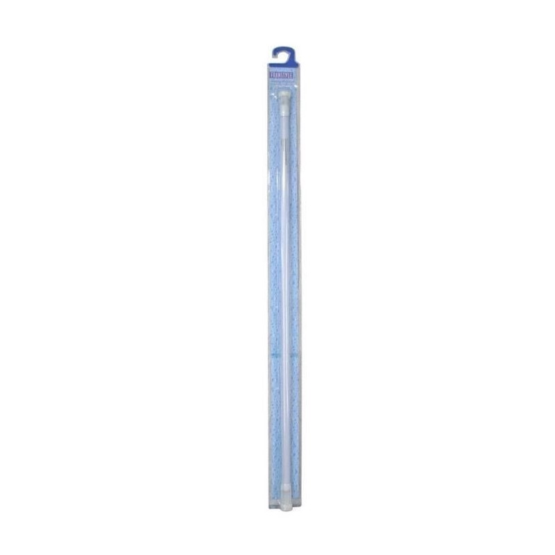 Barre de douche sans robinet - 110 a 180 cm - Blanc