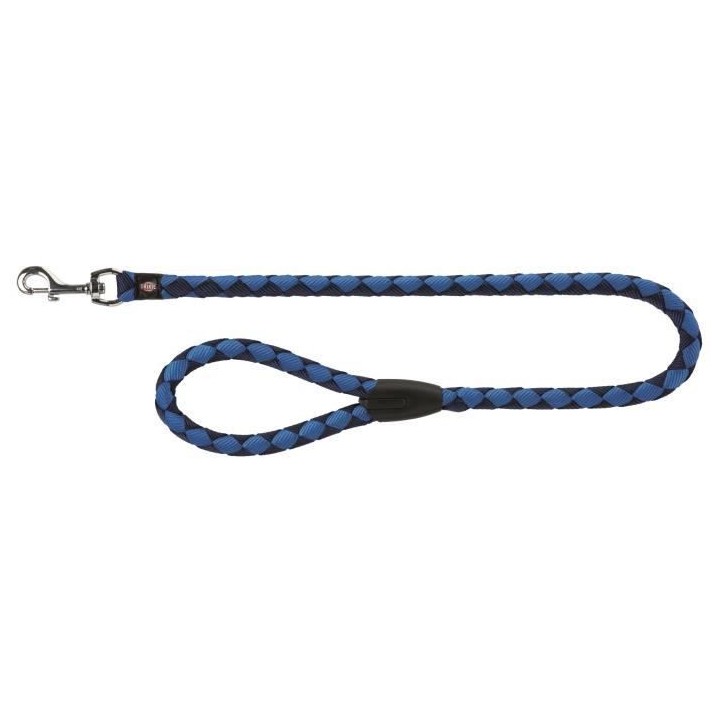 TRIXIE Cavo laisse S–M : 1 m - ø 12 mm - Bleu indigo et beu royale