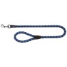 TRIXIE Cavo laisse S–M : 1 m - ø 12 mm - Bleu indigo et beu royale - Pour chien