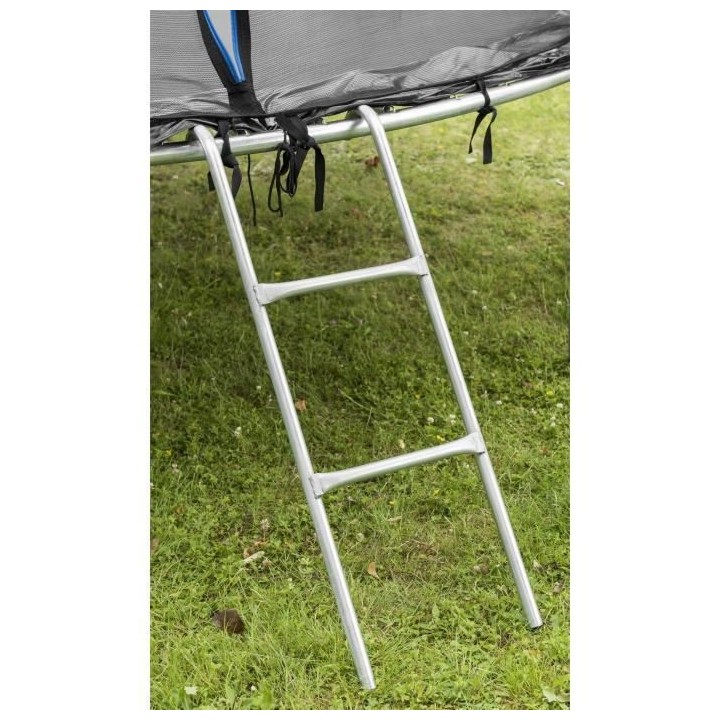 Trampoline 244 cm Noir TRIGANO Échelle, filet de protection, housse d