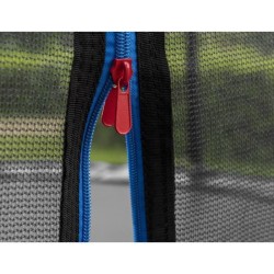 Trampoline 244 cm Noir TRIGANO Échelle, filet de protection, housse de protection, bâche et ancrage inclus