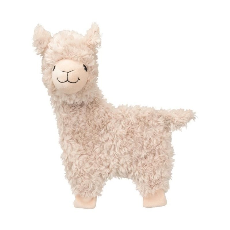 TRIXIE Peluche Lama 40 cm - Blanc cassé - Pour chien