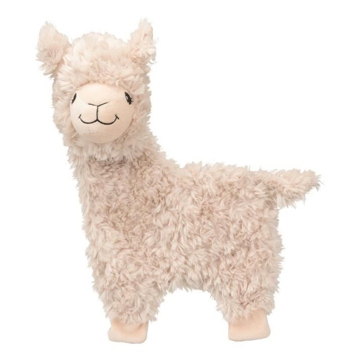 TRIXIE Peluche Lama 40 cm - Blanc cassé - Pour chien