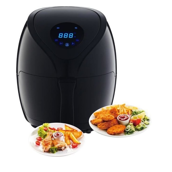 TRIOMPH ETF1801 Friteuse électrique sans huile Air Fryer - Noir