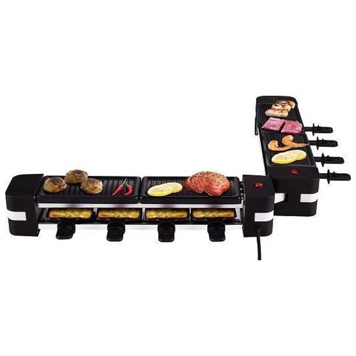 TRIOMPH ETF2114 - 2 appareils a raclettes reliables - 1200W - 8 person