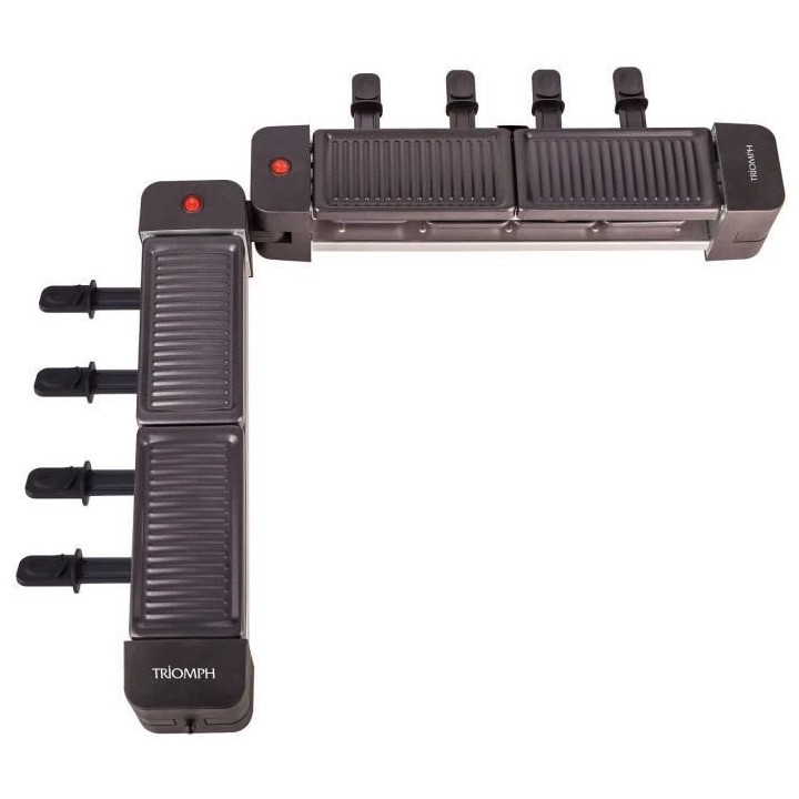 TRIOMPH ETF2114 - 2 appareils a raclettes reliables - 1200W - 8 person