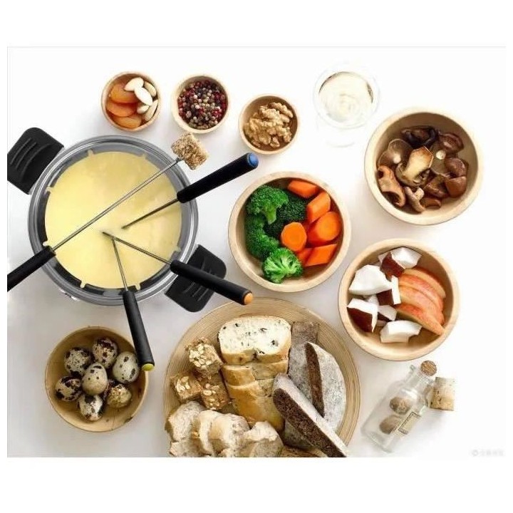 TRIOMPH ETF2189 - Fondue éléctrique 1400W - 2L - 8 personnes - Plaqu