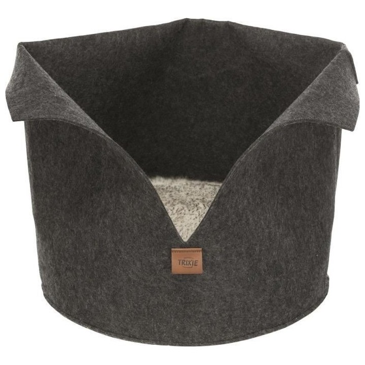 Lit pour chat Luise, rond, en feutre
