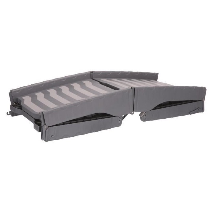 TRIXIE Rampe - 39 x 150 cm - Plastique - Repliable en 3 parties - Gris