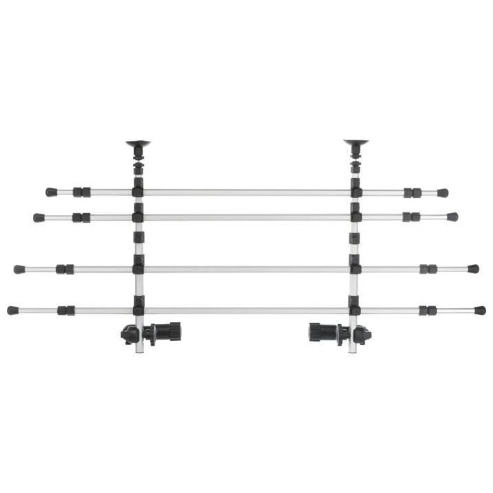 TRIXIE Grille de protection chiens 105-172cm Aluminium Argenté et noi