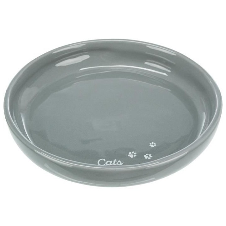 TRIXIE Gamelle plate en céramique - XXL - 0,35 l - Ø 18 cm - Pour ch