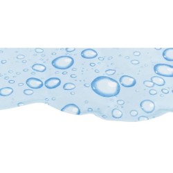 Matelas rafraîchissant en forme d'os - Taille L : 85 × 60 cm - Bleu clair