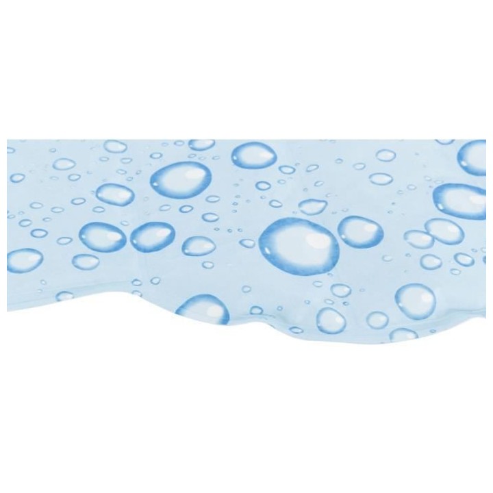 Matelas rafraîchissant en forme d'os - Taille L : 85 × 60 cm - Bleu