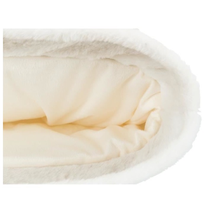 TRIXIE Abri douillet Nelli - 54 x 23 x 65 cm - Blanc et taupe - Pour c