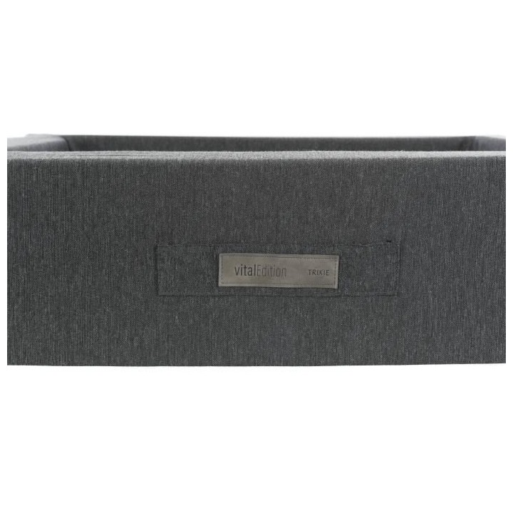 TRIXIE Lit pour animaux de compagnie Bendson Vital 100x80 cm Gris