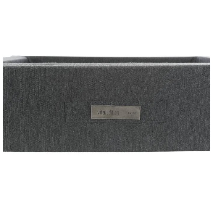 TRIXIE Lit pour animaux de compagnie Bendson Vital 100x80 cm Gris