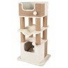 TRIXIE Arbre a chat XXL LUCANO - 110 cm - Blanc/Taupe