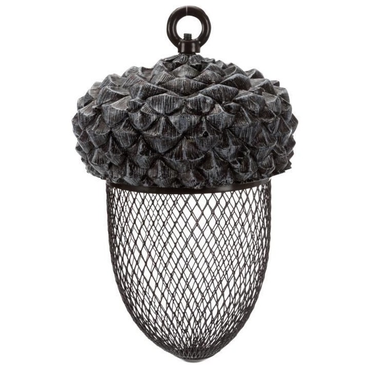 TRIXIE Distributeur de nourriture Gland - 700 ml et 14 × 22 cm - Brun