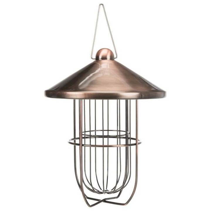 TRIXIE Mangeoire boule de graisse - ø 19 × 24 cm - Cuivré - Pour oi