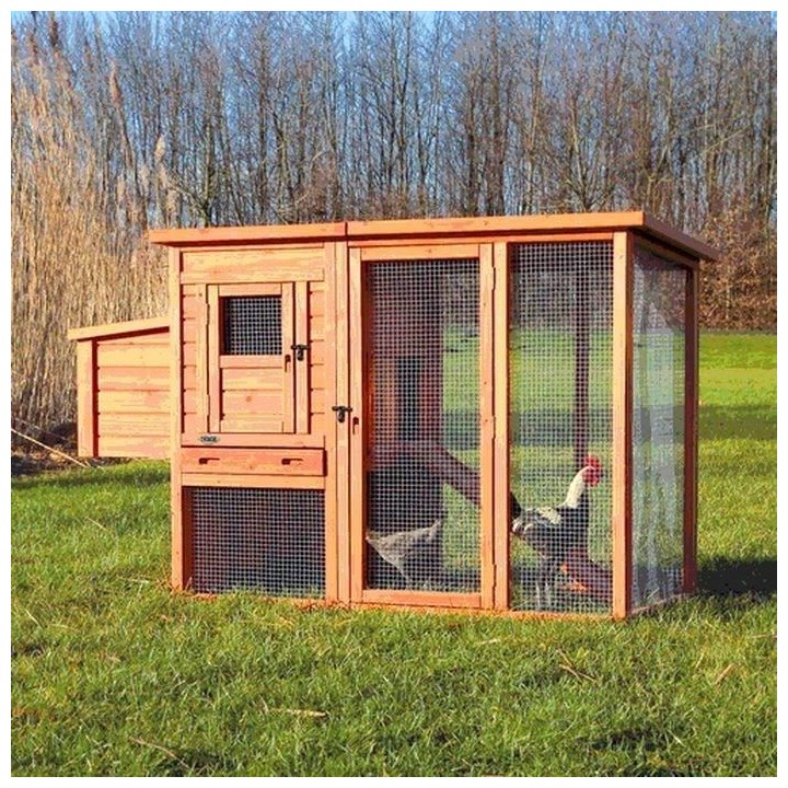 TRIXIE Natura Poulailler pour poules 170×105×77cm