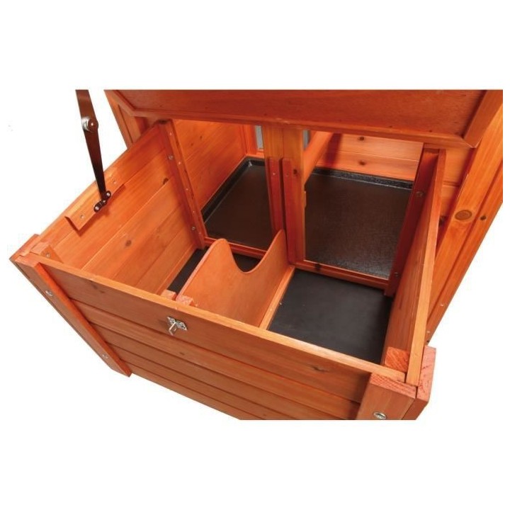 TRIXIE Natura Poulailler pour poules 170×105×77cm