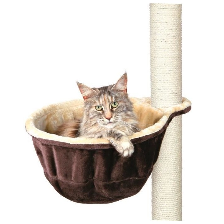 TRIXIE Sac confort pour arbre a chat - Brun et beige - Pour chat