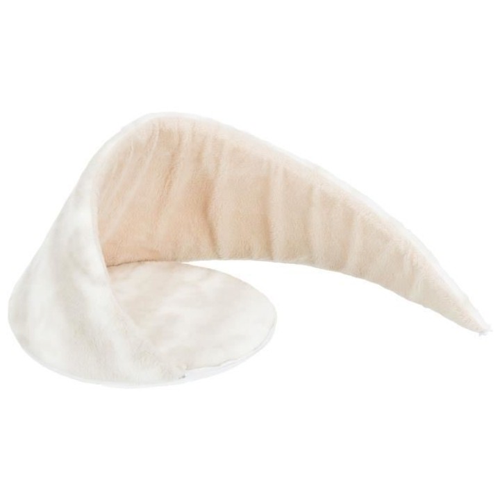 TRIXIE Abri Nelli - Ø43 x 35 cm - Blanc et taupe - Pour chat