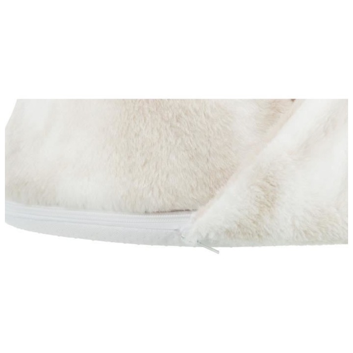 TRIXIE Abri Nelli - Ø43 x 35 cm - Blanc et taupe - Pour chat