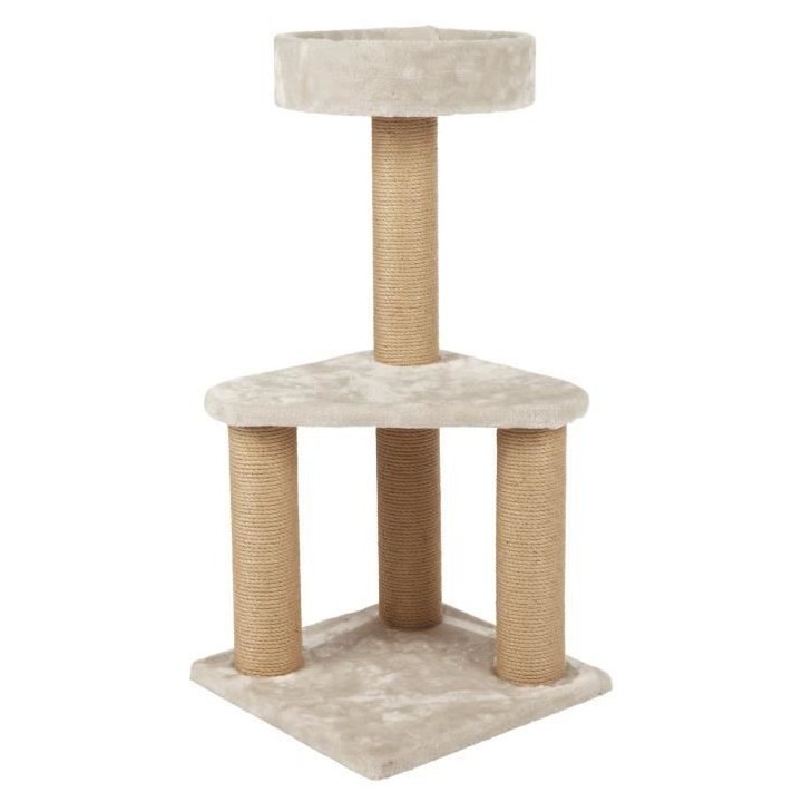 TRIXIE Arbre a chat Ivan - H82 cm - Gris clair