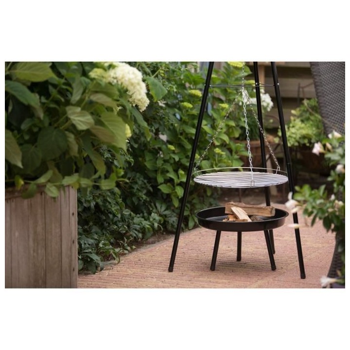 Grill Tripod avec Brasero et grille de cuisson