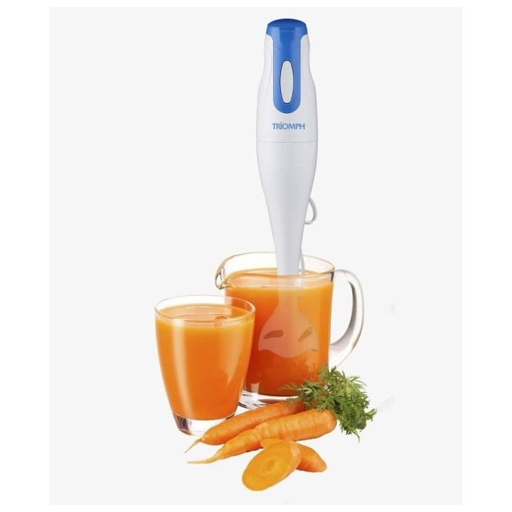 TRIOMPH ETF2124 Mixeur plongeant - Blanc et Bleu