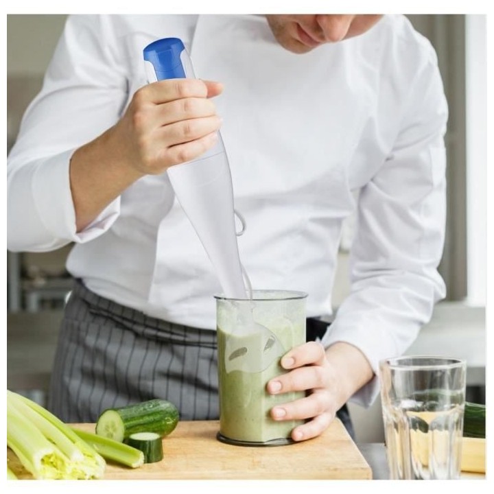 TRIOMPH ETF2124 Mixeur plongeant - Blanc et Bleu