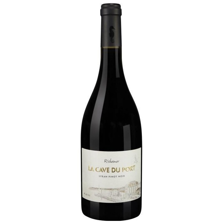 Les Caves Richemer Cave du Port 2019 Côtes de Thau - Vin rouge de Lan