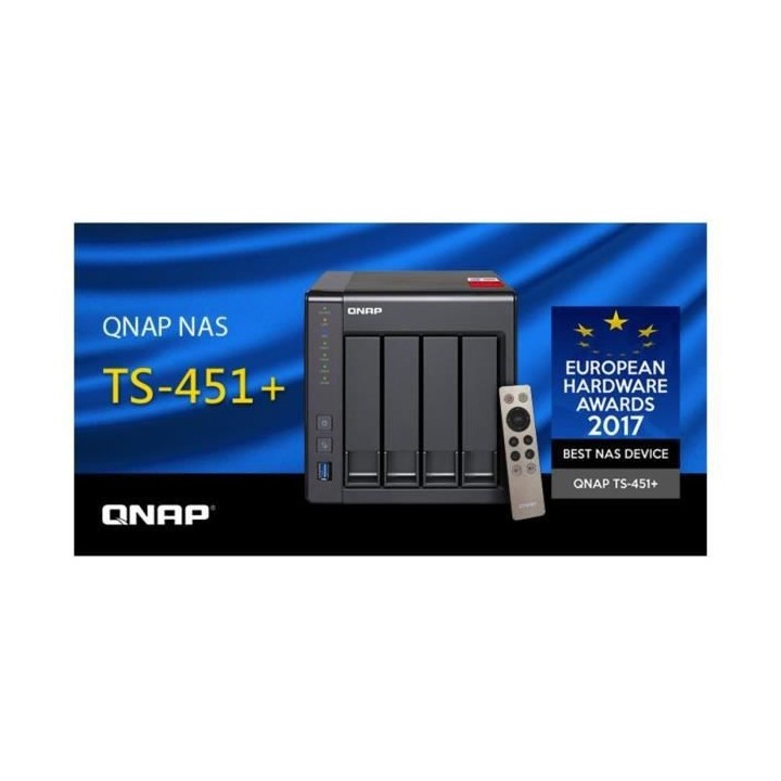 QNAP - Serveur de Stockage (NAS) - TS-251+-2G - 2 Baies - Boitier nu