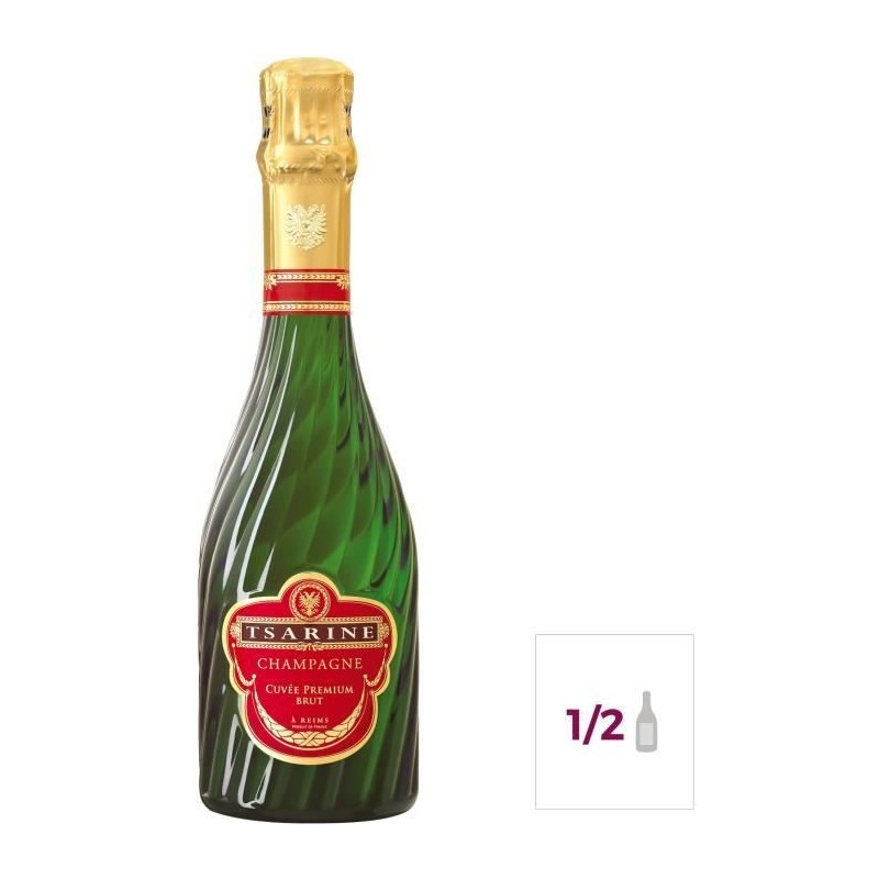 Champagne Tsarine Cuvée Premium Brut - 37,5 cl