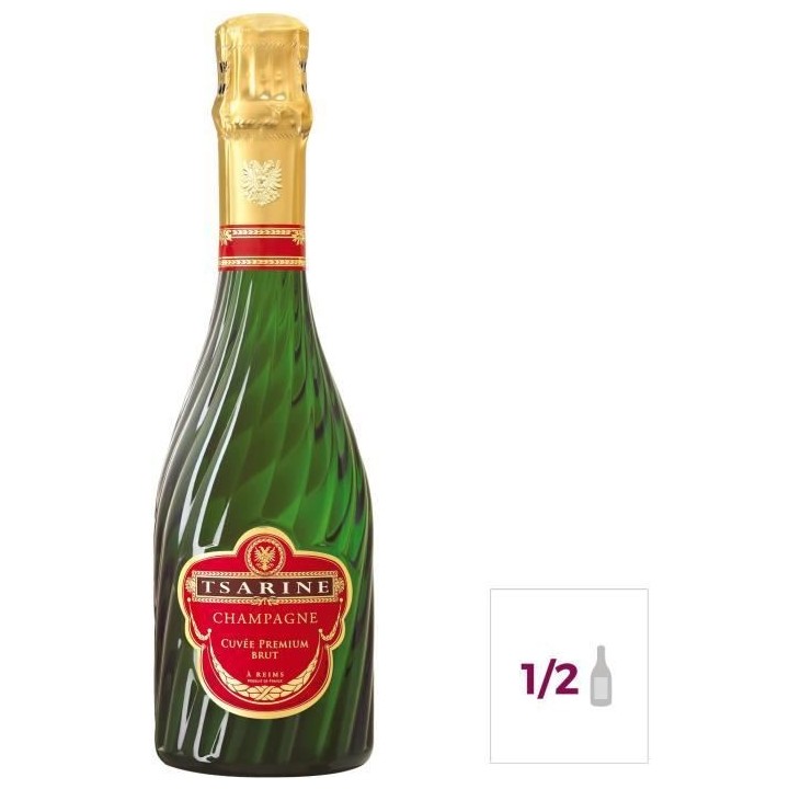 Champagne Tsarine Cuvée Premium Brut - 37,5 cl
